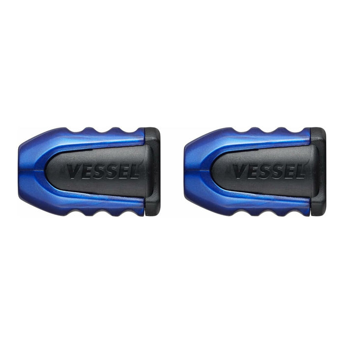 Vessel Tools NMCP2PBL Screw Mag Catcher Premium Set, Blue, 2 Pc.