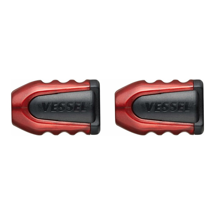 Vessel Tools NMCP2PRE Screw Mag Catcher Premium Set, Red, 2 Pc.
