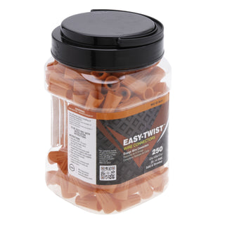 NSI WC-O-SJ Standard Orange Easy Twist 22-14 Awg - Standard Jar Of 300