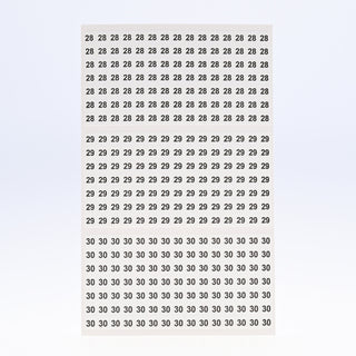 NSI WMB-11 Wire Marker Book 1-30