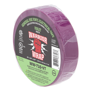 NSI WW-716-VT General Use Violet Vinyl Electrical Tape, 7mil, 60ft Long