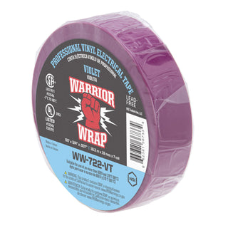 NSI WW-722-VT Professional Violet Vinyl Electrical Tape, 7mil, 60ft Long