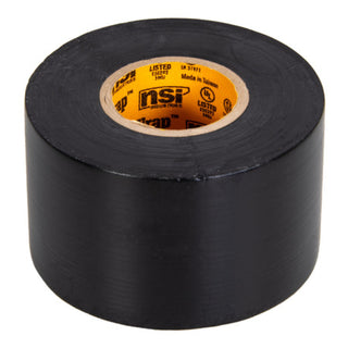 NSI WW-732-15 Professional Plus Black Vinyl Electrical Tape, 7mil, 1.5in Wide, 44ft Long