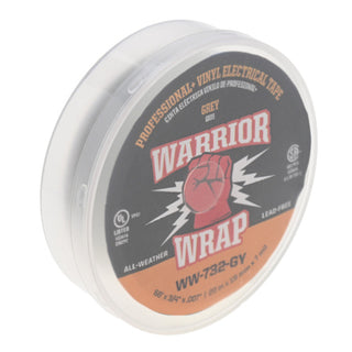 NSI WW-732-GY Professional Plus Grey Vinyl Electrical Tape, 7mil, 66ft Long