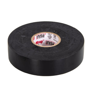 NSI WW-832-DC Heavy Duty Black Vinyl Data Communication Tape, 8.5mil, 66ft Long