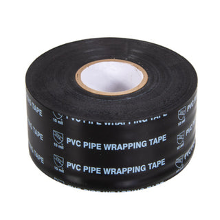 NSI WW-CP-201P Black All-Weather Corrosion Protection Tape, Printed, 100ft Long