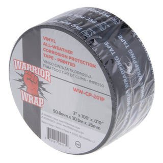 NSI WW-CP-201P Black All-Weather Corrosion Protection Tape, Printed, 100ft Long