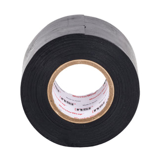 NSI WW-RS-20 Black Linerless Rubber Splicing Tape, 2in Wide, 15ft Long