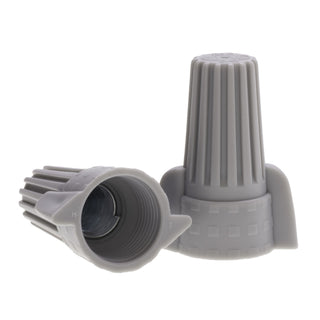 NSI WWC-G-B Grey Winged Wire Connector with Quick-Grip Spring, 250 Bag