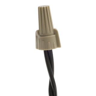 NSI WWC-T-C Tan Winged Wire Connector with Quick-Grip Spring, 100 Carton