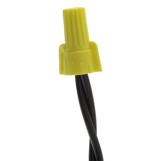 NSI WWC-Y-C Yellow Winged Wire Connector with Quick-Grip Spring, 100 Carton