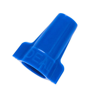 Ideal 30-554 Wing-Nut Conn, Model 454 Blue, 250/Box
