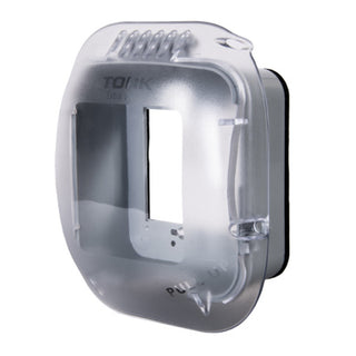 NSI XD210C TORK Turtle Extra-Duty In-Use Weatherproof Outlet Cover, Dual Gang 2.75 Inch