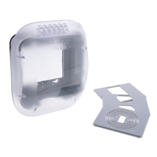 NSI XD213C TORK Turtle Extra-Duty In-Use Weatherproof Outlet Cover, Dual Gang 2.75 Inch