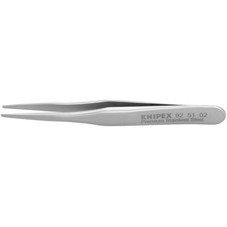 Knipex 92 51 02 2 3/4" Premium Stainless Steel Gripping Tweezers-Blunt Tips