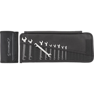 Stahlwille 96400653 12/10 Small Double Open Ended Spanner Electric Set w/ Wallet