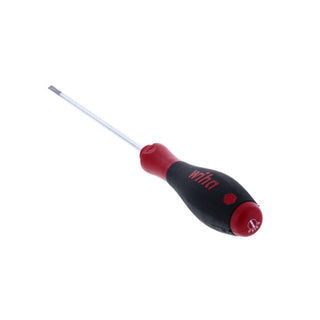 Wiha Tools 30217 SoftFinish Slotted Screwdriver, 4.0 mm x 150 mm