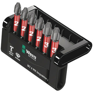 Wera Bit-Check 6 PH Impaktor 1, 6 pieces