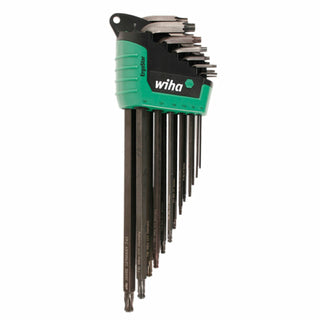 Wiha Tools 36689 ErgoStar Auto Open Ball End TORX L-Key Set, 13 Piece