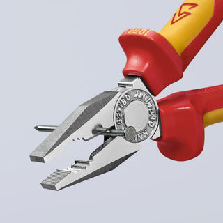 Knipex 03 06 180 7 1/4" Combination Pliers-1000V Insulated