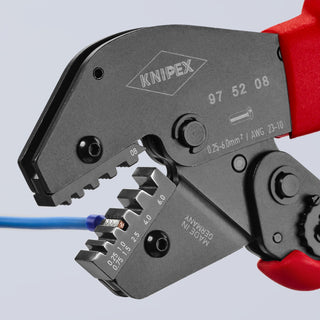 Knipex 97 52 08 10" Crimping Pliers For Insulated and Non-Insulated Wire Ferrules