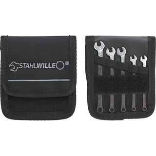 Stahlwille 96400902 16/5 Combination Spanner Set; 3.2-5mm, in Textile Bag