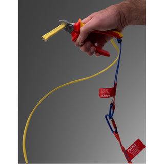 Knipex 70 06 160 T 6 1/4" Diagonal Cutters-1000V Insulated-Tethered Attachment