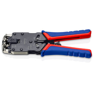 Knipex 97 51 12 8 1/4" Crimping Pliers-For 4, 6 and 8 Pole Western Plug Type