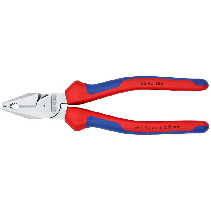 Knipex 02 05 180 7 1/4" High Leverage Combination Pliers