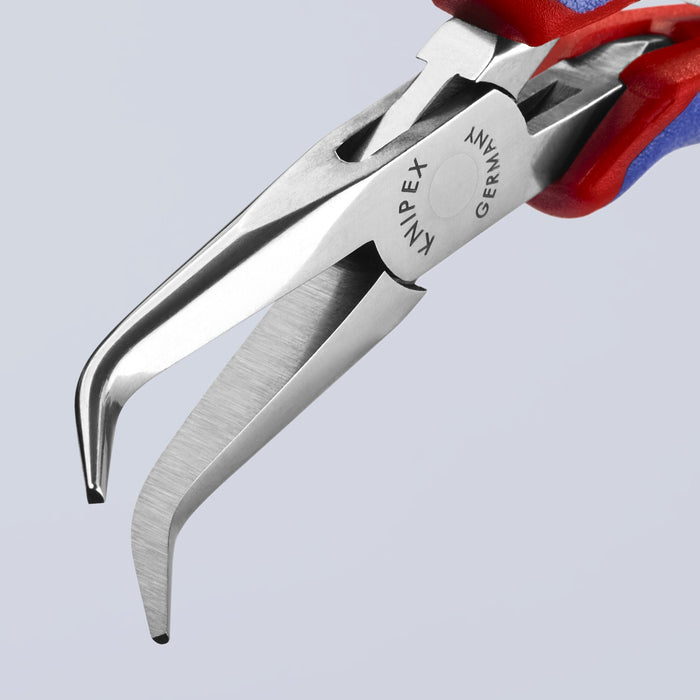 Knipex 35 82 145 5 3/4" Electronics 45° Angled Pliers-Half Round Tips