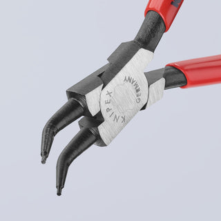 Knipex 44 31 J12 5 1/2" Internal 45° Angled Snap Ring Pliers-Forged Tips