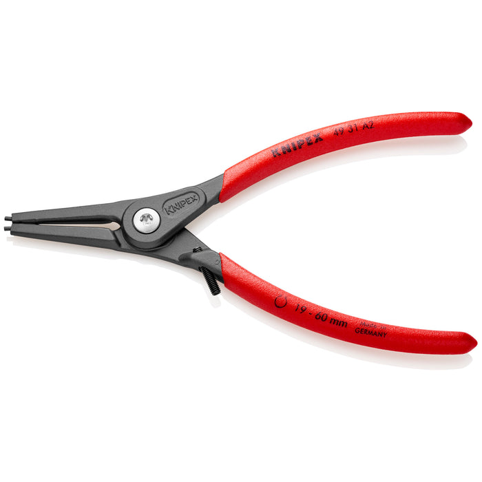 Knipex 49 31 A2 7 1/4" External Precision Snap Ring Pliers-Limiter