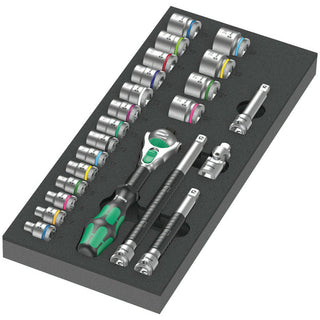 Wera 9721 Foam insert 8000 B Zyklop 3/8" ratchet set 1, 23 pieces