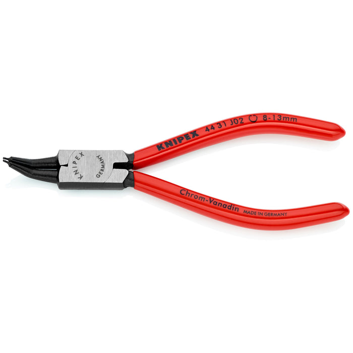 Knipex 44 31 J02 5 1/2" Internal 45° Angled Snap Ring Pliers-Forged Tips