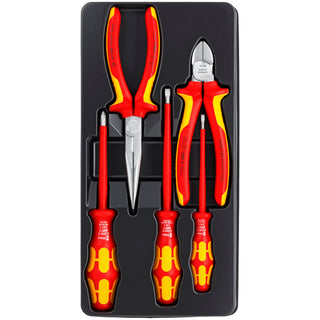 Knipex 00 20 13 5 Pc 1000V Insulated Pliers and Screwdriver Set