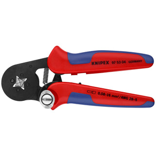 Knipex 97 53 04 7" Self-Adjusting Crimping Pliers For Wire Ferrules