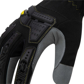 Estwing EWIMPSC0508 Impact Speedcuff Gloves in Black and Gray, Small