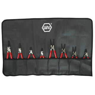 Wiha Tools 32693 8 Piece Internal/External Ring Pliers Pouch Set