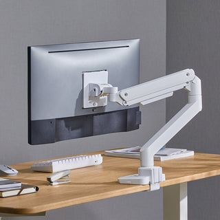 SilverStone ARM14B Single Monitor Arm With Heavy-Duty Gas Spring Design And Versatile Adjustability