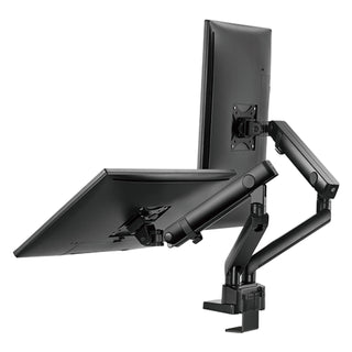 SilverStone ARM25 Dual Monitor Arm With Mechanical Spring Design And Versatile Adjustability