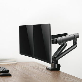 SilverStone ARM25 Dual Monitor Arm With Mechanical Spring Design And Versatile Adjustability