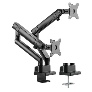 SilverStone ARM25 Dual Monitor Arm With Mechanical Spring Design And Versatile Adjustability