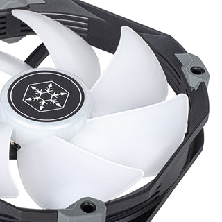 SilverStone ARV140-ARGB Argon High-Performance 140mm Cpu Cooler With Four Ø6mm Copper Heat-Pipes Designed Specifically For Latest Intel And Amd Sockets