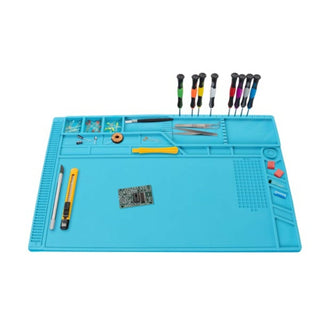 Velleman AS12 Welding Mat 550 x 350 mm, Blue