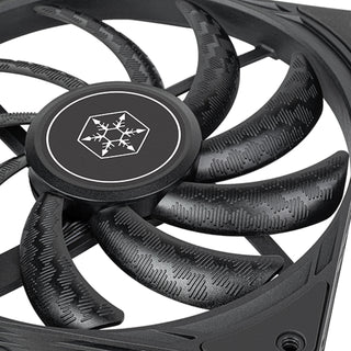 SilverStone AS140B Air Slimmer Enhanced 140mm Slim Fan With Full-Range Pwm