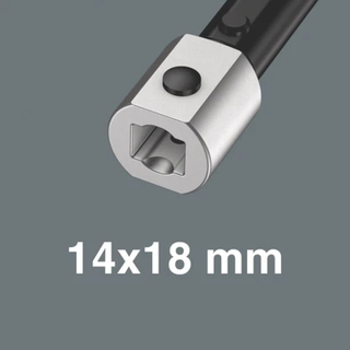 Wera 7880 JOKER 4XL SELF-SETTING INSERT SPANNER FOR WRENCH SIZES 41-55 MM, 14X18 MM, 14X18 X 41-55 X 1 11/16-2 1/16" X 151 MM