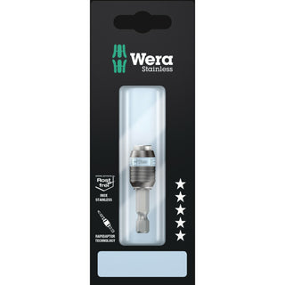 Wera 3888/4/1 K SB Rapidaptor Universal Bit Holder, stainless, 1/4" x 50 mm