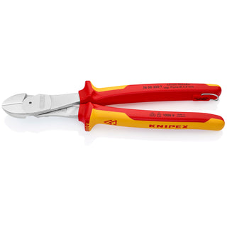 Knipex 74 06 250 T 10" High Leverage Diagonal Cutters-1000V Insulated-Tethered Attachment