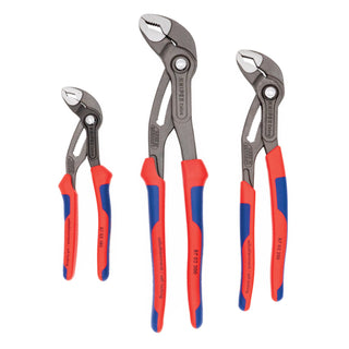 Knipex 9K 00 80 05 US 3 Pc Cobra® Water Pump Pliers Set