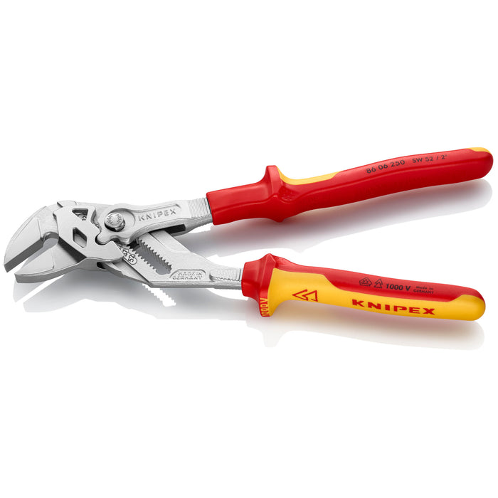 Knipex 86 06 250 US 10" Pliers Wrench-1000V Insulated
